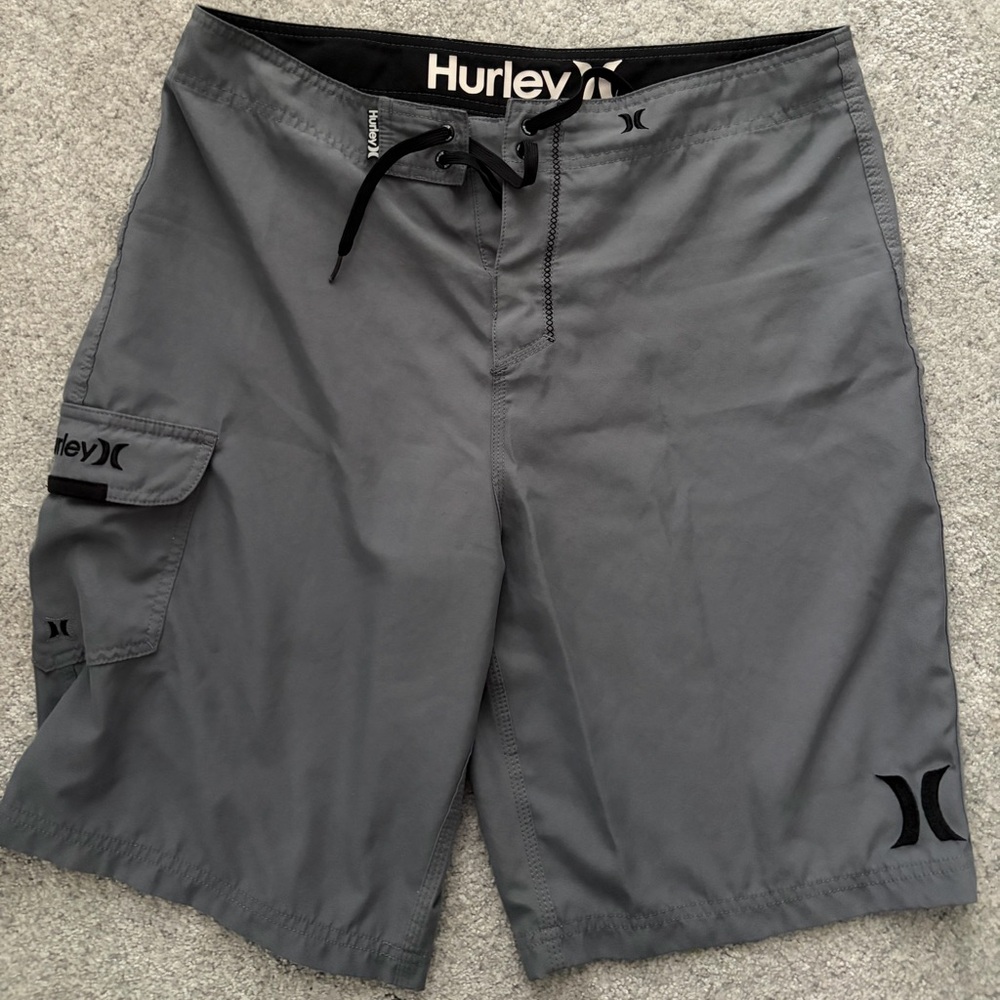 Hurley Men's Charcoal Board Shorts